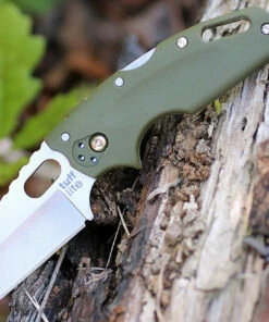 Budget 👏 Cold Steel CS20LTG Tuff Lite, 2.5" AUS 8A SS Plain Blade, OD Green Grivory Handle 👏 -Automatic Knives shop 20ltg 69397.1566585892