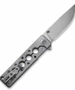 Hot Sale 🛒 WE Knife Co. Miscreant 3.0 2101A, 3" CPM-20CV Stonewashed Drop Point Plain Blade, Gray Titanium Handle 🔔 -Automatic Knives shop 2101A Miscreant 3 2 07782.1615222754