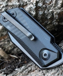 Buy ⭐ CIVIVI Knives CIVIVI Ki-V C2108B, 1.55" 9CR18MOV Black Stonewashed Plain Blade, Black G-10 Handle 👏 -Automatic Knives shop 2108B.2 82974.1624910692