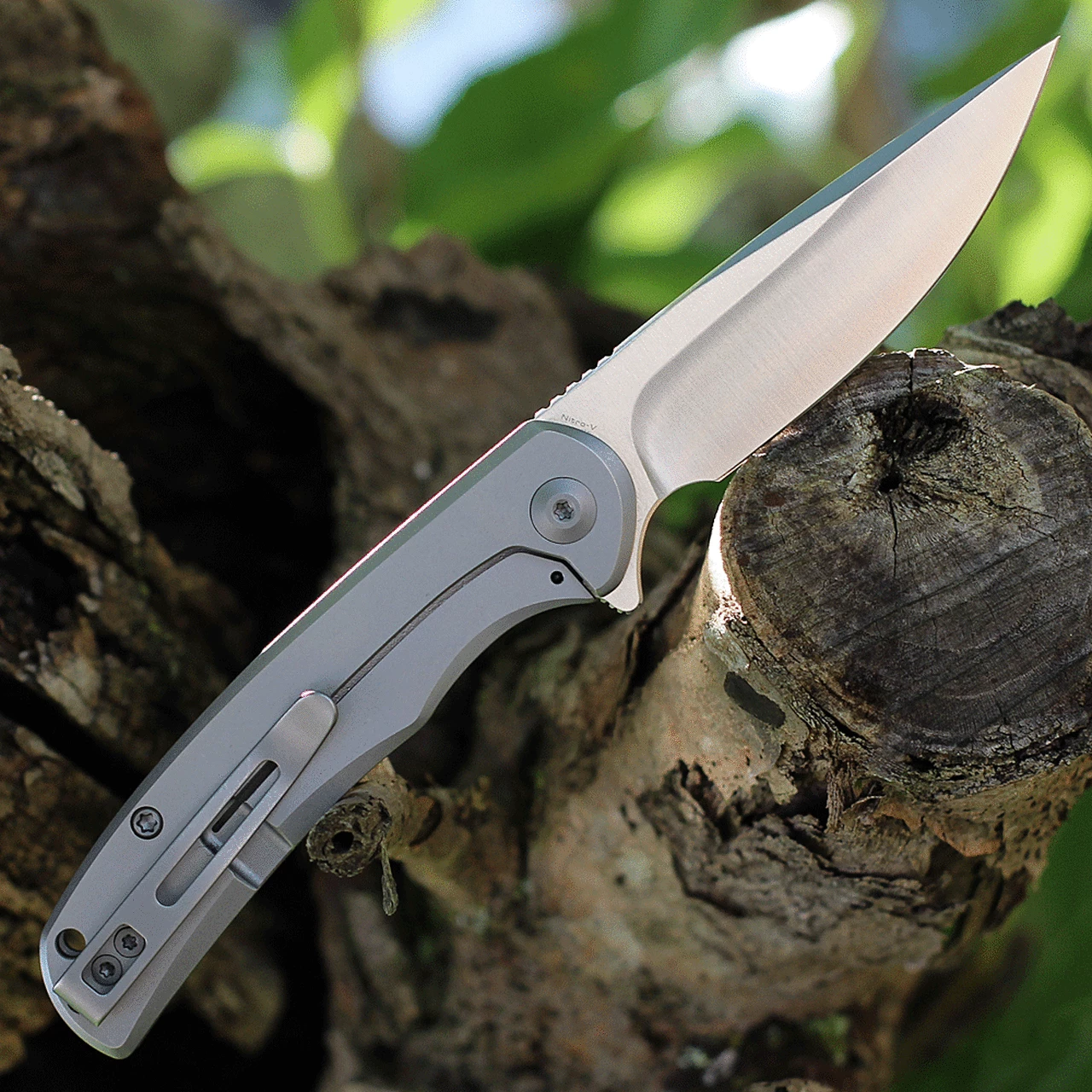 Deals 🔥 CIVIVI Knives CIVIVI NOx C2110A, 2.97" Nitro-V Satin Plain Blade, Gray Stainless Steel Handle ⌛ 2 Deals 🔥 CIVIVI Knives CIVIVI NOx C2110A, 2.97" Nitro-V Satin Plain Blade, Gray Stainless Steel Handle ⌛ - Image 2