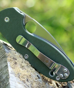 New ✔️ Spyderco Knives Spyderco C216GPGR EFFICIENT, Satin Plain Blade, Green G-10 Handle 🤩 -Automatic Knives shop 216gpsgr.2 1 49209.1566586106