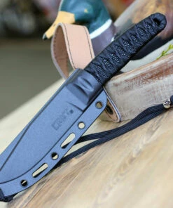 Cheap ❤️ CRKT Nishi 2290, 4.42" 8Cr13MoV Titanium Nitride Plain Blade, Nylon Cord Wrap Handle 🤩 -Automatic Knives shop 2290. 12464.1594671791