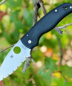 Cheapest ⭐ Spyderco Knives Spyderco Shaman G-10 Scales C229GS, 3.58" CPM S30V Serrated Blade ⭐