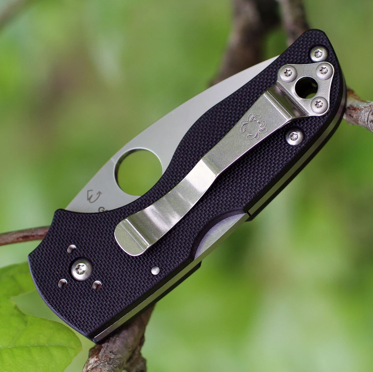 Cheapest 👏 Spyderco Knives Spyderco C230MBGS Lil' Native, 2.5" CPM S30V Serrated Blade, Black G-10 Handle 👏 4 Cheapest 👏 Spyderco Knives Spyderco C230MBGS Lil' Native, 2.5" CPM S30V Serrated Blade, Black G-10 Handle 👏 - Image 4