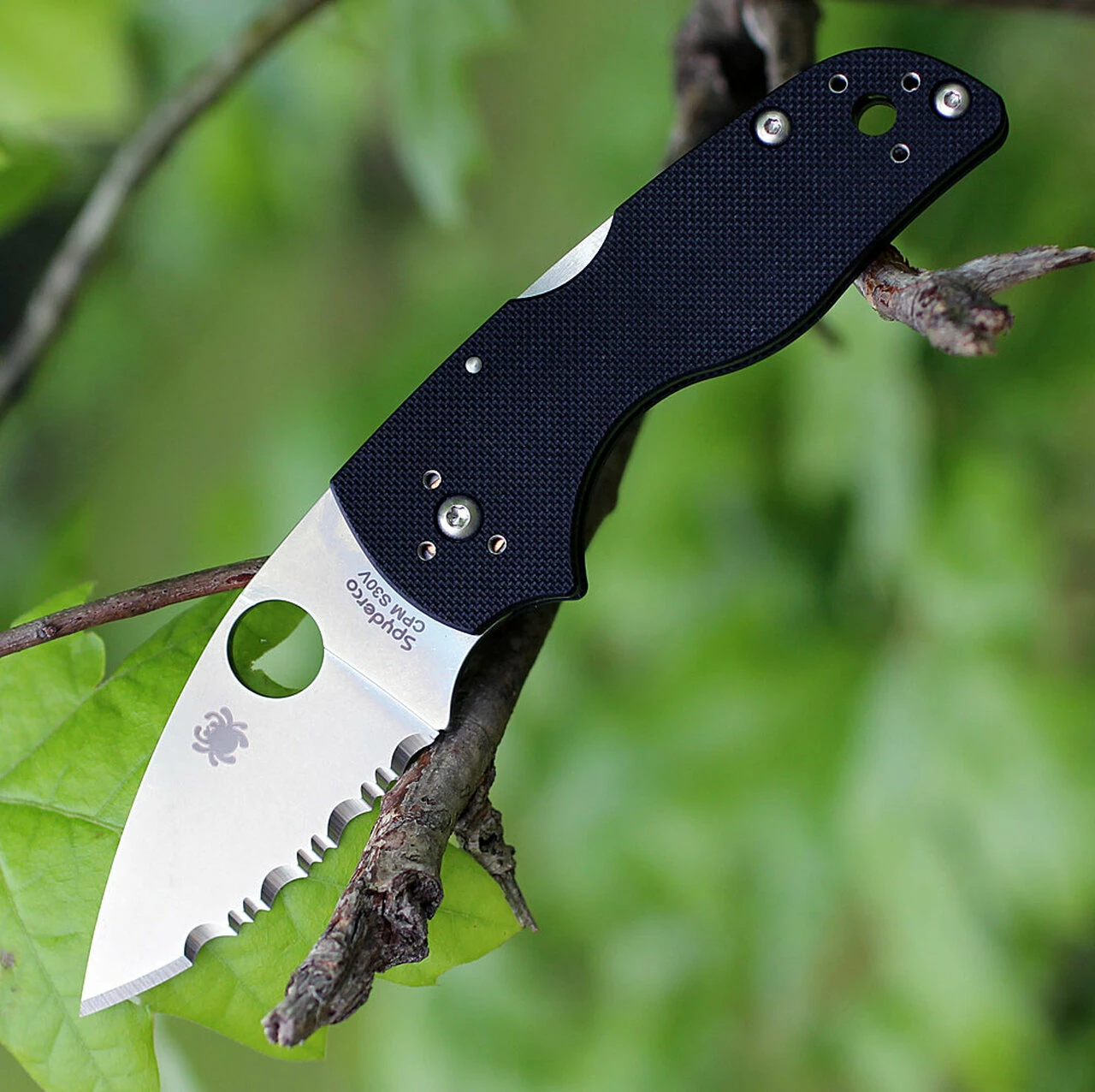 Cheapest 👏 Spyderco Knives Spyderco C230MBGS Lil' Native, 2.5" CPM S30V Serrated Blade, Black G-10 Handle 👏 1 Cheapest 👏 Spyderco Knives Spyderco C230MBGS Lil' Native, 2.5" CPM S30V Serrated Blade, Black G-10 Handle 👏