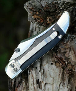 Outlet 🧨 Case 23138 A/O Mid-Folding Hunter, Double Black Canvas Laminate Handle (101265AC SS) 💯 -Automatic Knives shop 23138.1 53831.1585324414