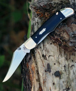 Outlet 🧨 Case 23138 A/O Mid-Folding Hunter, Double Black Canvas Laminate Handle (101265AC SS) 💯