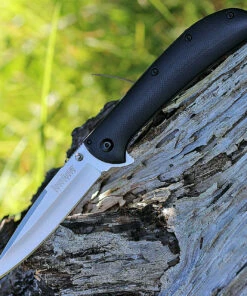 Best Sale 🔥 Kershaw Knives Kershaw 2330 Almar Knives AM-4, 3.5" 8Cr13MoV, G-10/Contoured Steel Handle 🔔