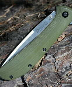 Cheap 🧨 Kershaw Knives Kershaw/Almar Knives 2330GRN AM-4, 3.5" 8Cr13MoV Plain Blade, Green G-10/Contoured Steel Handle ⌛ -Automatic Knives shop 2330grn.1 48687.1566585936