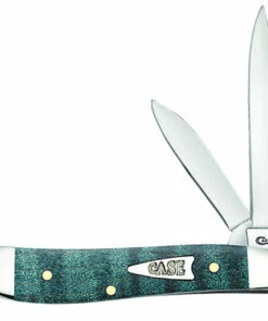 Flash Sale 🔥 CASE PEANUT 23363, 2 7/8" CLOSED LENGTH SS BLADE, SMOOTH TURQUOISE CURLY MAPLE HANDLE 🔥