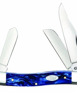 Buy 😀 Case Large Stockman 23435 Blue Pearl Kirinite Handle (10347 SS) ❤️