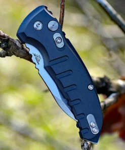 New ✨ HOGUE 24102 A01-MS, 2.6" WHARNCLIFFE CPM-154 BLADE, GRAY ALUMINUM HANDLE 🔥 -Automatic Knives shop 24102 88374.1566586213