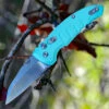 Top 10 💯 HOGUE 24103 A01-MicroSwitch, 2.6" Wharncliffe CPM-154 Blade, Matte Aquamarine Aluminum Handle 🤩