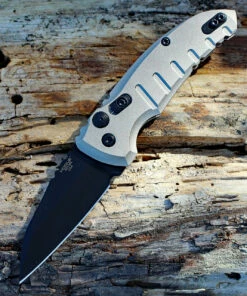 Buy 👍 HOGUE 24107 A01-MS, 2.6" WHARNCLIFFE CPM-154 FDE BLACK BLADE, TAN ALUMINUM HANDLE ❤️