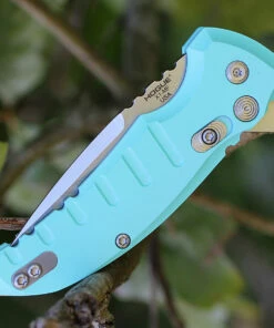 Cheap ✨ Hogue 24173 X1 Micro Button Lock, 2.75" CPM-154 Plain Blade, Matte Aquamarine Aluminum Handle ✨ 7 Cheap ✨ Hogue 24173 X1 Micro Button Lock, 2.75" CPM-154 Plain Blade, Matte Aquamarine Aluminum Handle ✨ -Automatic Knives shop 24173.3 89121.1566585884