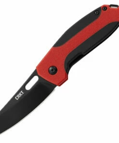 Best deal ❤️ CRKT 2430 Sketch™, 2.8" 8CR13MoV Plain Blade, Black TPR & Red ABS Handle ⌛