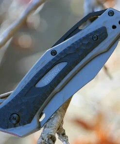 Buy ⌛ Kershaw Knives Kershaw 2460 Vedder A/O, 3.25" 8Cr13MoV Plain Blade, Black G-10 Overlay Handle ❤️ -Automatic Knives shop 2460.2 18371.1566585919