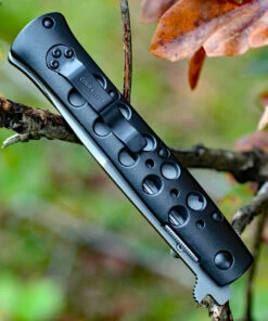 Promo 🌟 Cold Steel Ti-Lite Flipper Knife 26B4, 4" S35VN Plain Blade, Black Aluminum Handles 🛒 -Automatic Knives shop 26b4.2 23805.1566586015