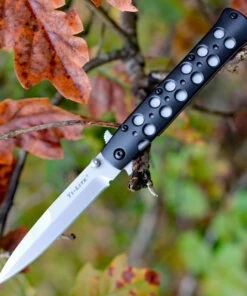 Promo 🌟 Cold Steel Ti-Lite Flipper Knife 26B4, 4" S35VN Plain Blade, Black Aluminum Handles 🛒