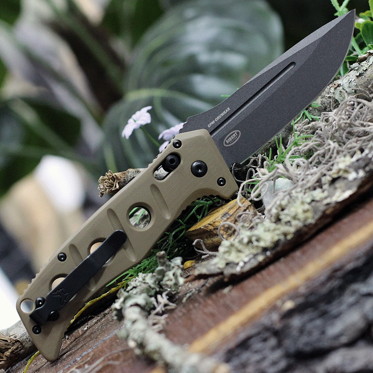 Promo ✨ Benchmade Knives Benchmade 2750GY-3 Auto Adamas, 3.78" CPM-CruWear Tungsten Grey Plain Blade, Contoured Sand G10 Handles 🔥 2 Promo ✨ Benchmade Knives Benchmade 2750GY-3 Auto Adamas, 3.78" CPM-CruWear Tungsten Grey Plain Blade, Contoured Sand G10 Handles 🔥 - Image 2