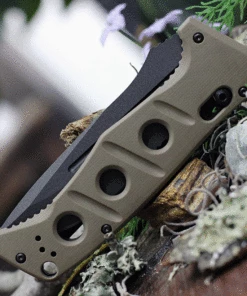 Best deal 🔔 Benchmade Knives Benchmade 2750SGY-3 Auto Adamas, 3.78" CPM-CruWear Tungsten Grey Serrated Blade, Contoured Sand G10 Handles 👏 -Automatic Knives shop 2750SGY 3.3 90340.1620396092