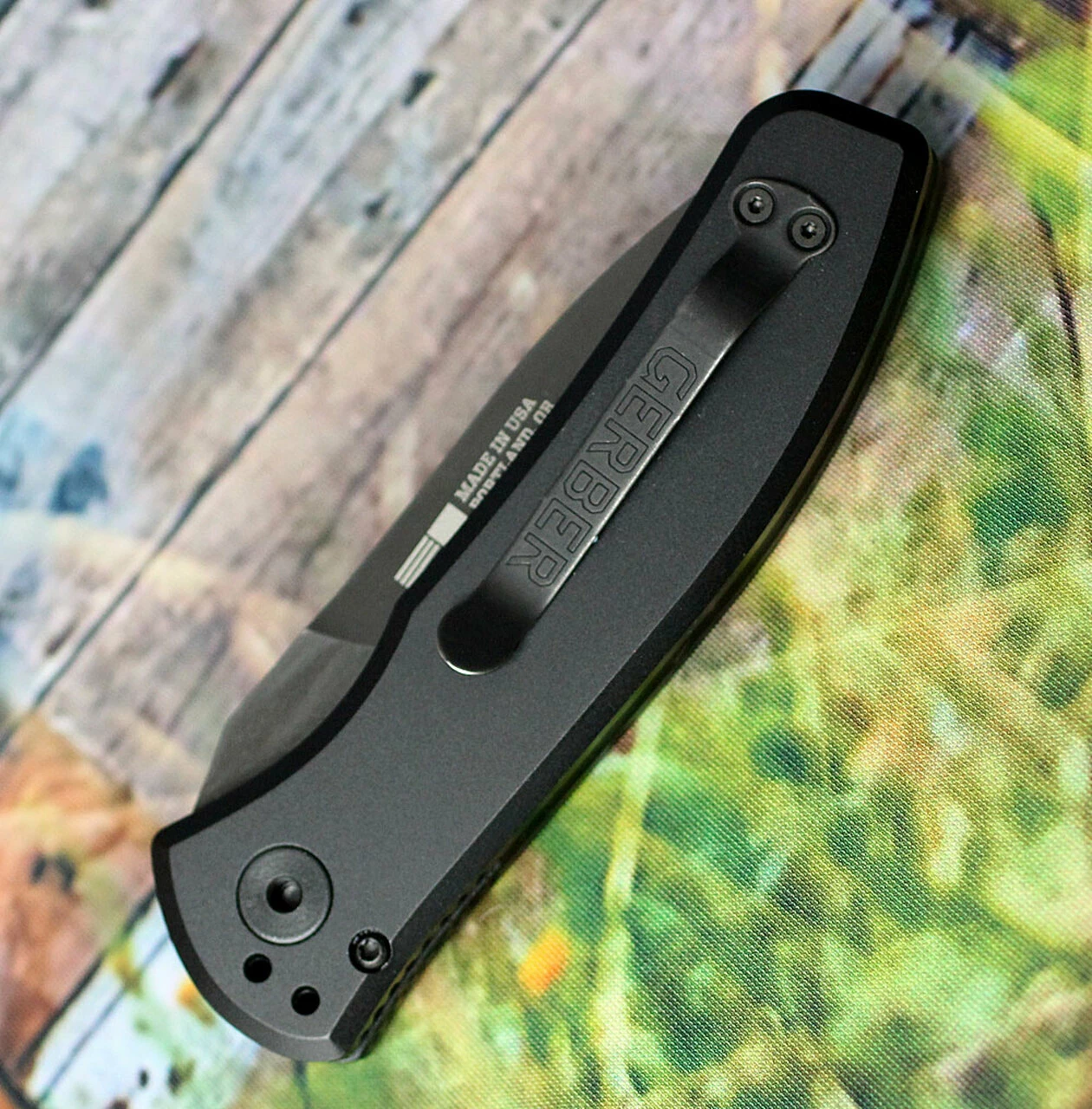 Flash Sale ❤️ Gerber Empower Auto 30-001321, 3.25" Black CPM-S30V Plain Blade, Black Aluminum Handle 🛒 4 Flash Sale ❤️ Gerber Empower Auto 30-001321, 3.25" Black CPM-S30V Plain Blade, Black Aluminum Handle 🛒 - Image 4