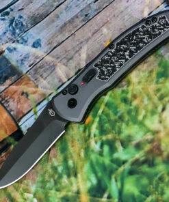 Deals 🌟 Gerber Empower Auto 30-001325, 3.25" Black CPM-S30V Plain Blade, Grey Aluminum Handle ⭐