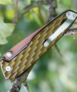 Hot Sale 😀 Gerber 30-001353 One-Flip, 3.2 in 5Cr15MoV Rose Gold Plain Blade, Green Aluminum Handle 😍 -Automatic Knives shop 30 001353.2 79186.1566585934