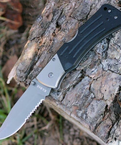 Flash Sale ❤️ Ka-bar 3063 Mule G-10 Folder, 3.93" 5Cr15 SS ComboEdge, G-10 Handle 🤩