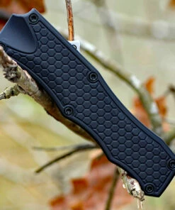 Hot Sale 🎉 Hogue 34000 OTF, 3.5" CPM154 Tanto Plain Blade, Matte Black Aluminum Handle ⌛ -Automatic Knives shop 34000 1 52185.1566586143