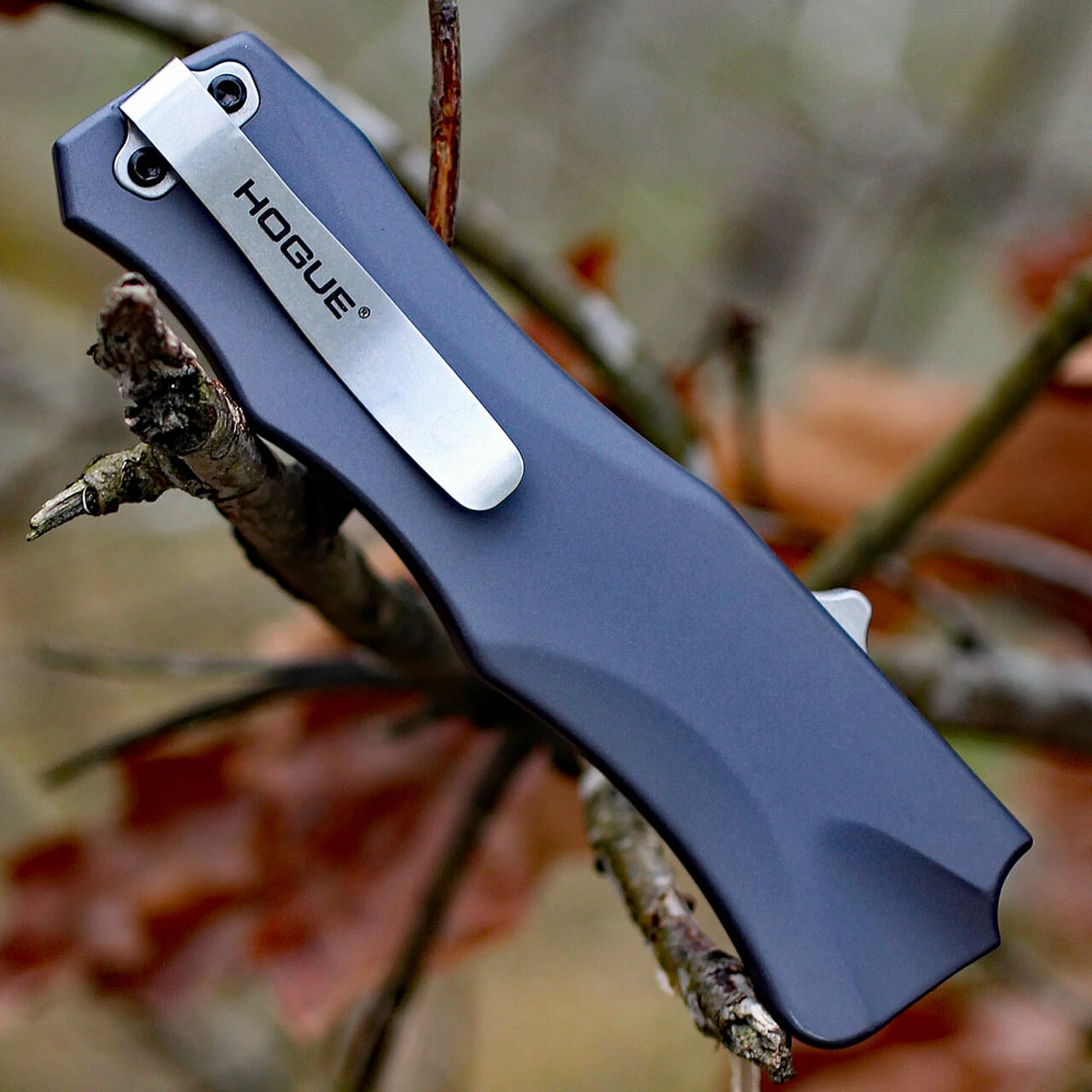 Coupon 🌟 Hogue 34002 OTF, 3.5" CPM154 Tanto Plain Blade, Matte Grey Aluminum Handle 🎉 3 Coupon 🌟 Hogue 34002 OTF, 3.5" CPM154 Tanto Plain Blade, Matte Grey Aluminum Handle 🎉 - Image 3