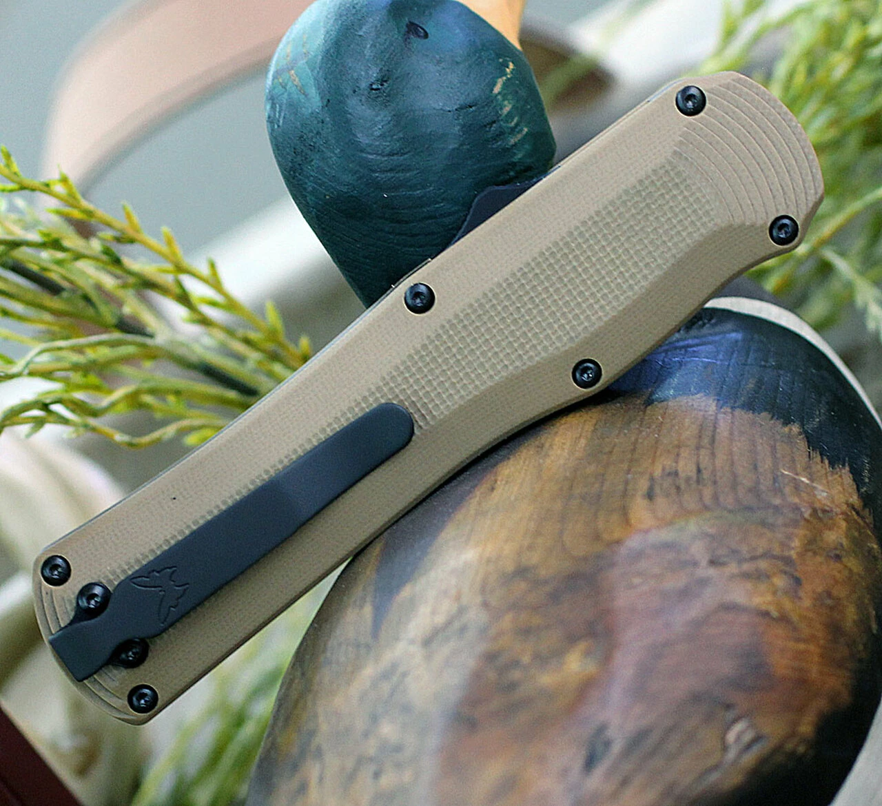 Coupon ❤️ Benchmade Knives Benchmade 3400BK-2 Autocrat, 3.71" CPM-S30V Black Double Edge, Coyote Brown G-10 Handle ✔️ 3 Coupon ❤️ Benchmade Knives Benchmade 3400BK-2 Autocrat, 3.71" CPM-S30V Black Double Edge, Coyote Brown G-10 Handle ✔️ - Image 3