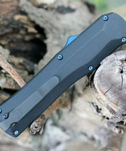 Cheap ❤️ Benchmade Knives Benchmade 3400BK Autocrat, 3.71" CPM-S30V Black Blade, Black G-10 Handle 😍 -Automatic Knives shop 3400bk.3 22621.1569443353