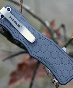 Wholesale 👍 Hogue Houge Exploit 34042 OTF, 3.5" CPM S30V Tanto Tumbled Blade, Matte Grey Aluminum Handle 🌟 -Automatic Knives shop 34042.2 28590.1566586189