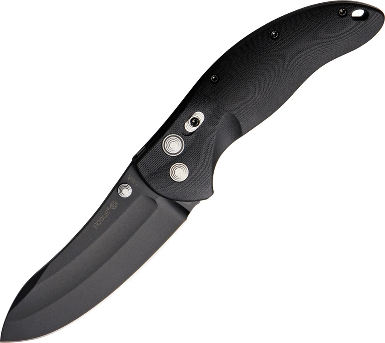 Promo 🎁 Hogue 34450 EX-04 4" Folder Upswept Blade Black Finish G-10 Frame - Solid Black 🌟 1 Promo 🎁 Hogue 34450 EX-04 4" Folder Upswept Blade Black Finish G-10 Frame - Solid Black 🌟