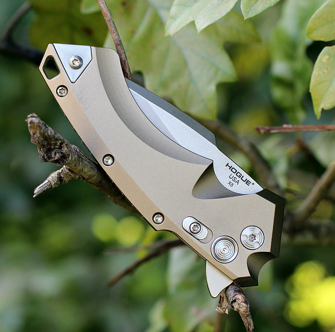 Best Sale 👏 Hogue 34574 X5 Folder, 3.5" CPM154 Plain Blade, Flat Dark Earth Aluminum Handle 😍 3 Best Sale 👏 Hogue 34574 X5 Folder, 3.5" CPM154 Plain Blade, Flat Dark Earth Aluminum Handle 😍 - Image 3