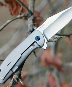 Promo 😀 Kizer Cutlery Kizer 3472 Ursa Minor, 3.12" CPM-S35VN Plain Blade, Titanium Handle 🛒 -Automatic Knives shop 3472 27721.1566585999