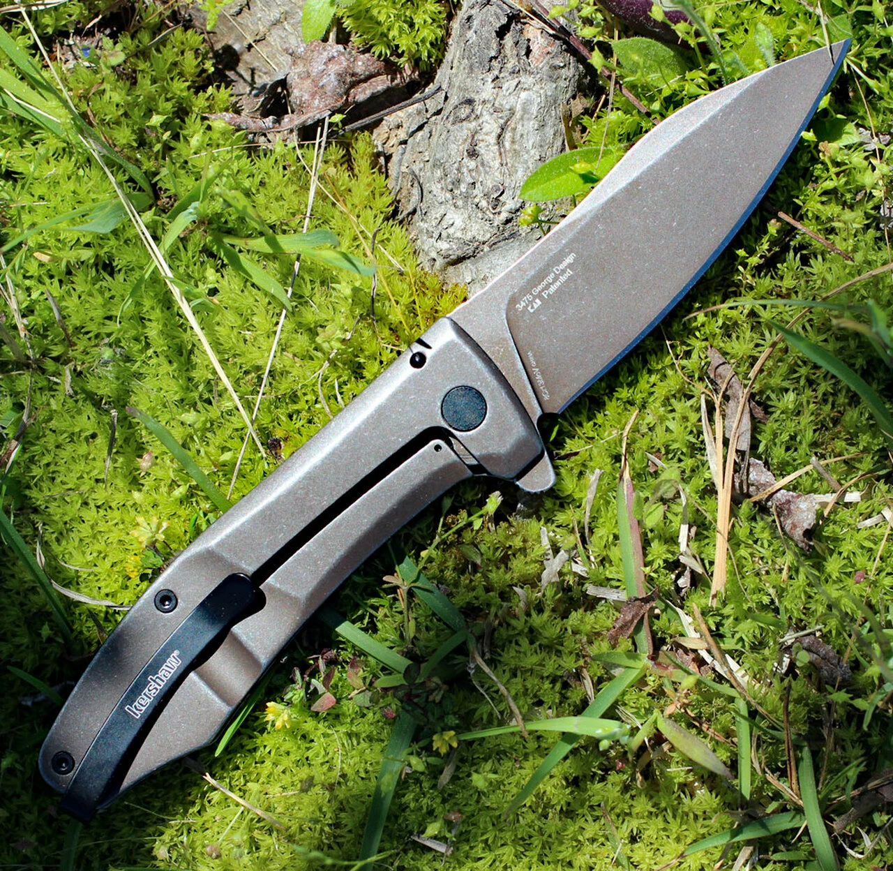 Best Pirce ❤️ Kershaw Knives Kershaw 3475 Boilermaker, 3.3" 8Cr13MoV Brown Stonewash Plain Blade, Brown Stonewash Stainless Steel Handle 🌟 2 Best Pirce ❤️ Kershaw Knives Kershaw 3475 Boilermaker, 3.3" 8Cr13MoV Brown Stonewash Plain Blade, Brown Stonewash Stainless Steel Handle 🌟 - Image 2