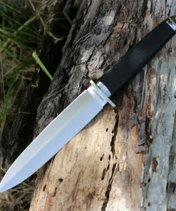 Cheap 😍 Cold Steel 35AA Tai Pan in San Mai, 7.5" VG-10 Plain Blade, Black Kray-Ex™ Handle 😀