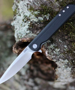 Outlet 👏 CRKT 3801 LCK+ Liner Lock, Assisted Opening Knife, 3.31" 8Cr13MoV Satin Plain Blade, Glass Reinforced Nylon Handle ✨