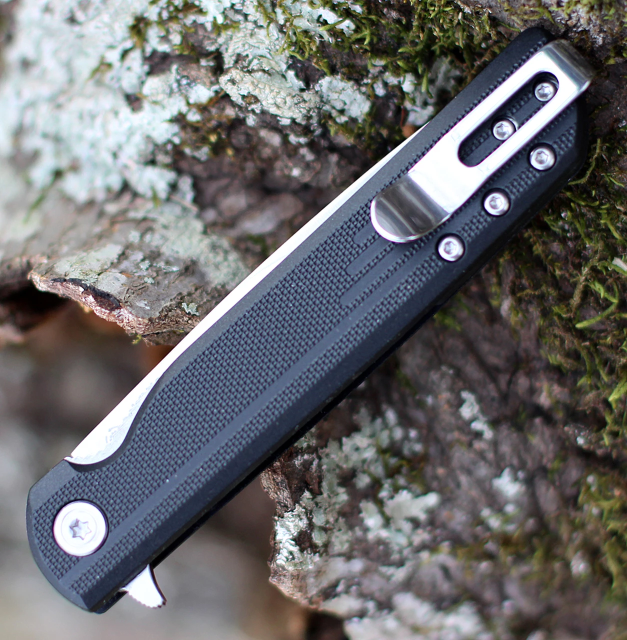 Outlet 👏 CRKT 3801 LCK+ Liner Lock, Assisted Opening Knife, 3.31" 8Cr13MoV Satin Plain Blade, Glass Reinforced Nylon Handle ✨ 4 Outlet 👏 CRKT 3801 LCK+ Liner Lock, Assisted Opening Knife, 3.31" 8Cr13MoV Satin Plain Blade, Glass Reinforced Nylon Handle ✨ - Image 4