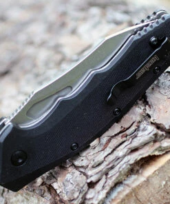 Discount 💯 Kershaw Knives Kershaw 3930 Flitch, 3.25" 8Cr13MoV Plain Blade, Black Nylon Handles ✨ -Automatic Knives shop 3930.3 82822.1566585894