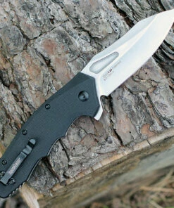Discount 💯 Kershaw Knives Kershaw 3930 Flitch, 3.25" 8Cr13MoV Plain Blade, Black Nylon Handles ✨ -Automatic Knives shop 3930 97044.1566585893