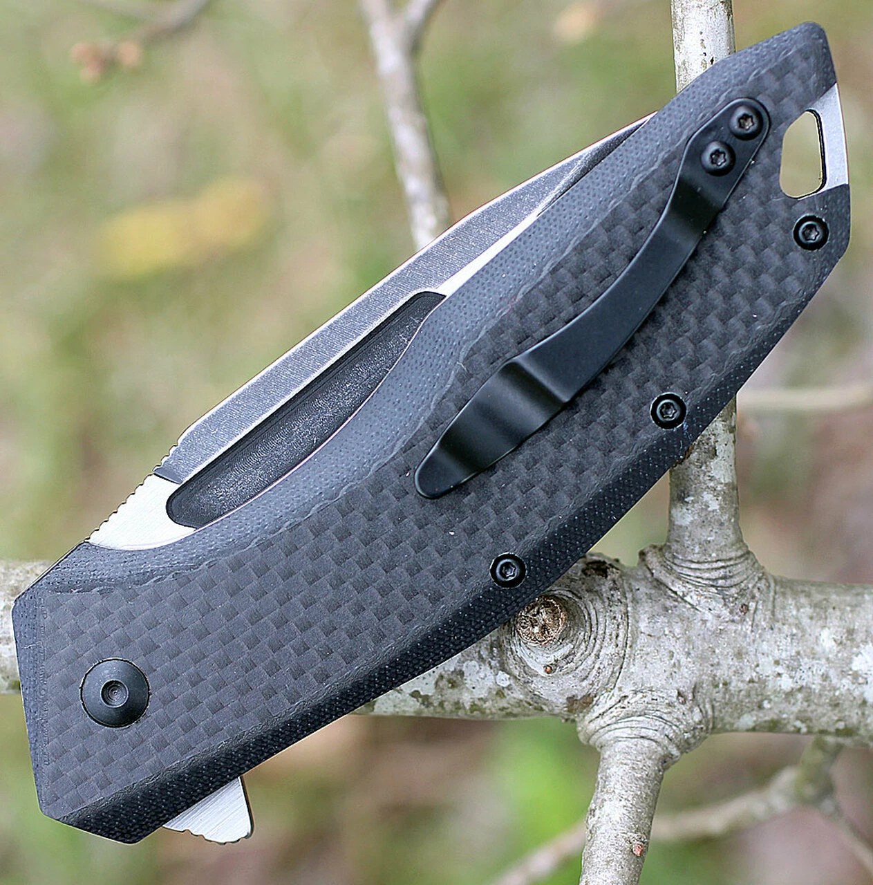 Cheapest ๐ Kershaw Knives Kershaw 3935 Flourish, 3.5" 8Cr13MoV SS Plain Blade, G-10 w/Carbon Fiber Overlay Handle ๐งจ 4 Cheapest ๐ Kershaw Knives Kershaw 3935 Flourish, 3.5" 8Cr13MoV SS Plain Blade, G-10 w/Carbon Fiber Overlay Handle ๐งจ - Image 4