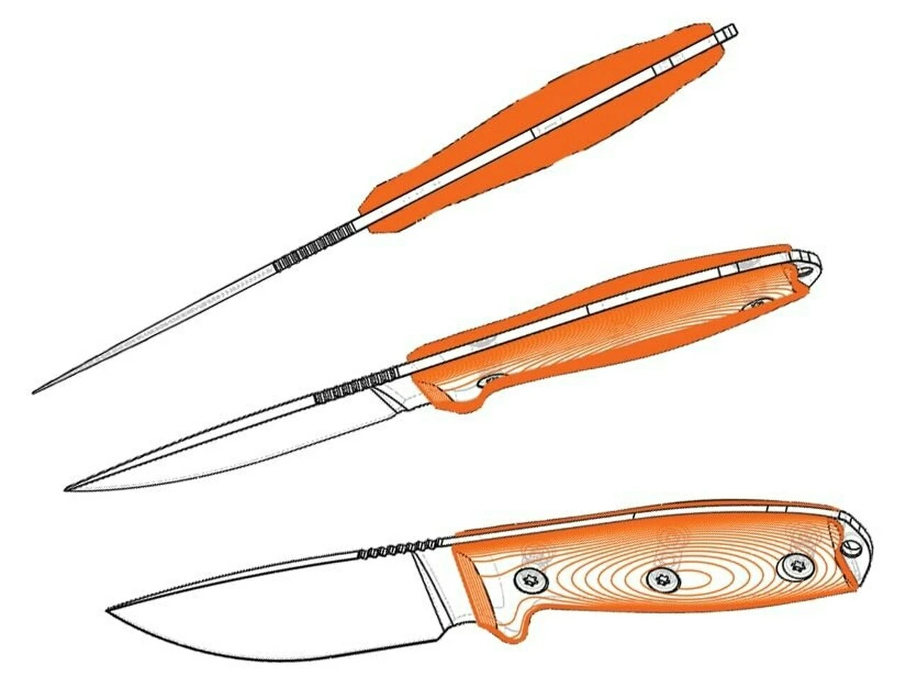 Brand new 🌟 ESEE Knives ESEE-4 4PB-008, 4.5" 1095 Carbon Steel Black Plain Blade, Blue/Black G10 3D Handle, Black Sheath ⌛ 3 Brand new 🌟 ESEE Knives ESEE-4 4PB-008, 4.5" 1095 Carbon Steel Black Plain Blade, Blue/Black G10 3D Handle, Black Sheath ⌛ - Image 3