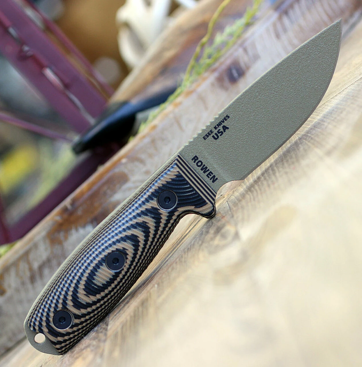 Cheapest 😀 ESEE Knives ESEE-3 3PMDE-005, 3.88" 1095 Carbon Steel DE Plain Blade, Coyote/Black G10 3D Handle, Black Sheath 😀 2 Cheapest 😀 ESEE Knives ESEE-3 3PMDE-005, 3.88" 1095 Carbon Steel DE Plain Blade, Coyote/Black G10 3D Handle, Black Sheath 😀 - Image 2