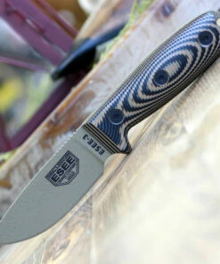 Cheapest 😀 ESEE Knives ESEE-3 3PMDE-005, 3.88" 1095 Carbon Steel DE Plain Blade, Coyote/Black G10 3D Handle, Black Sheath 😀