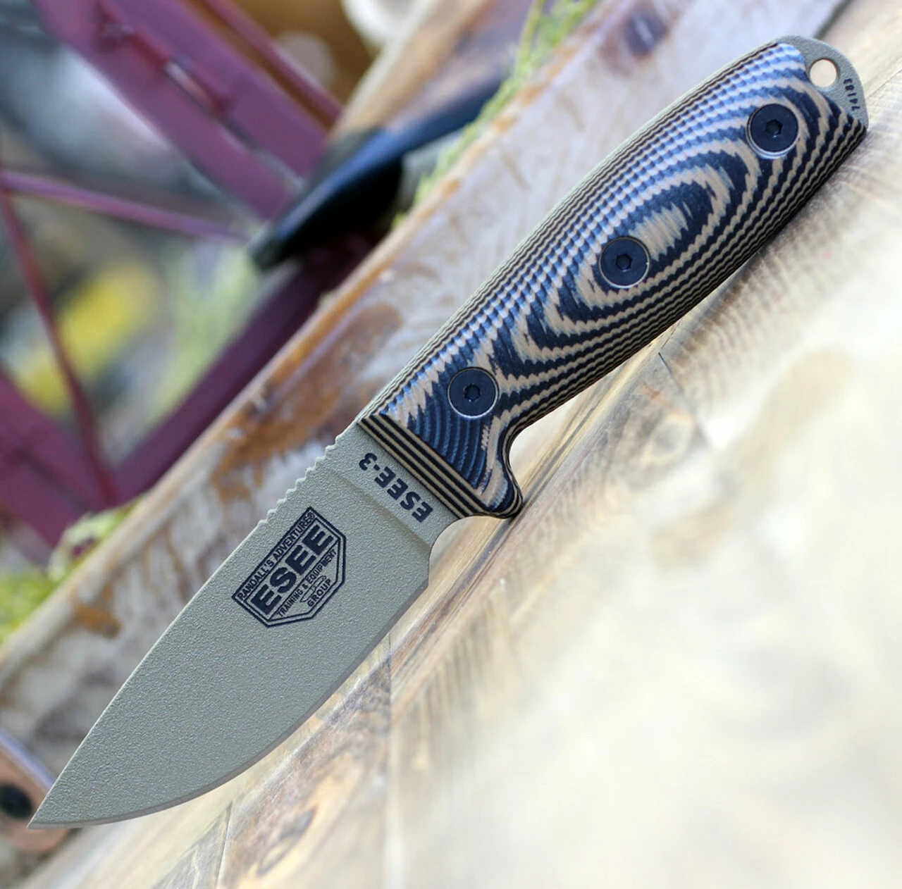 Cheapest 😀 ESEE Knives ESEE-3 3PMDE-005, 3.88" 1095 Carbon Steel DE Plain Blade, Coyote/Black G10 3D Handle, Black Sheath 😀 1 Cheapest 😀 ESEE Knives ESEE-3 3PMDE-005, 3.88" 1095 Carbon Steel DE Plain Blade, Coyote/Black G10 3D Handle, Black Sheath 😀