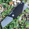 Outlet 🛒 Kershaw Knives Kershaw 4036BLK Pub Black, 1.6" 8Cr13MoV SS Plain Blade, Anodized Aluminum Handle ⌛