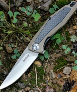 New 🎉 Kershaw Knives Kershaw Atmos Tan 4037TAN, 3" 8Cr13MoV Satin Flipper Blade, Tan G10 Handle 😀